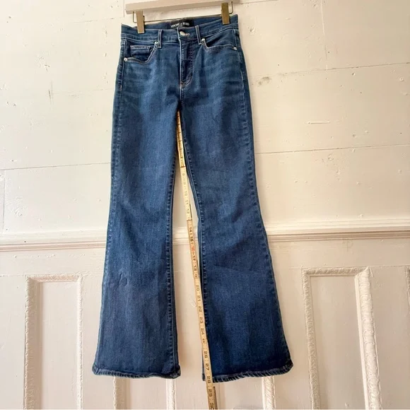 Veronica Beard Beverly loafer high rise skinny flare size 28